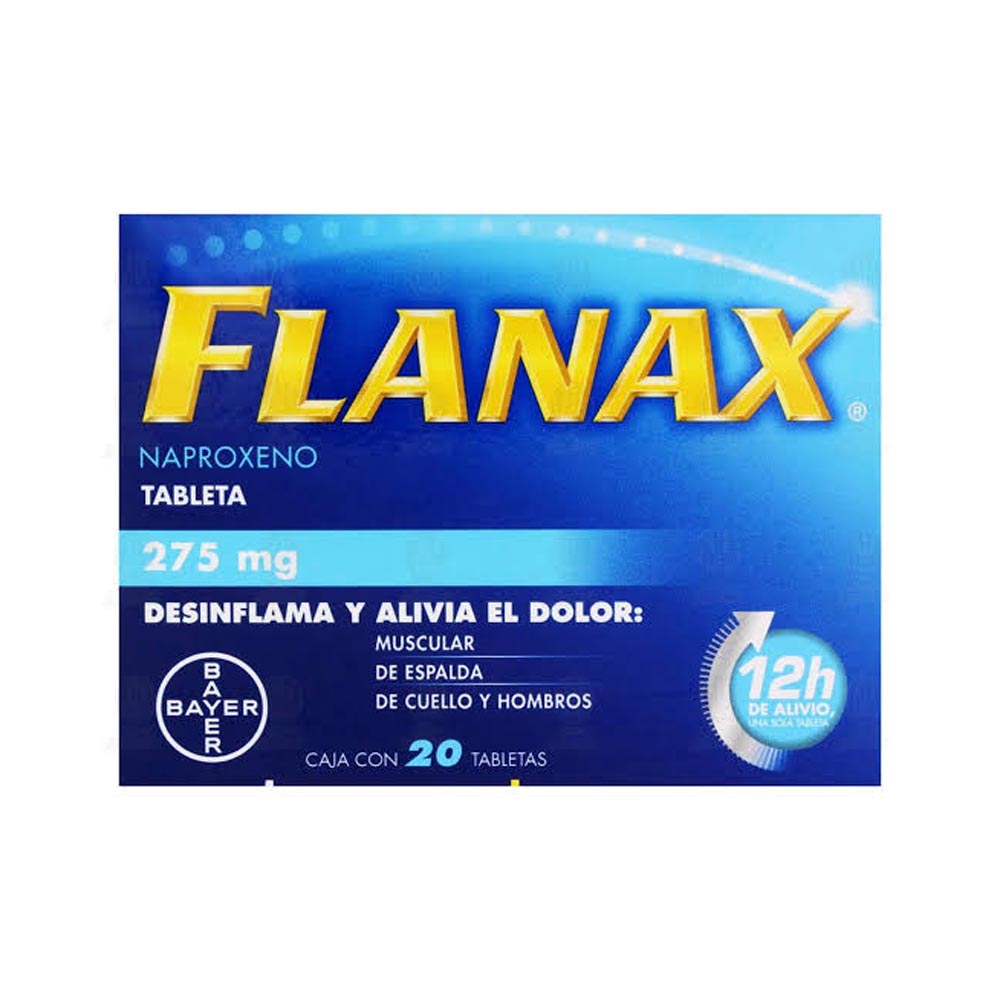 Flanax 275 Mg Tabletas Con 20