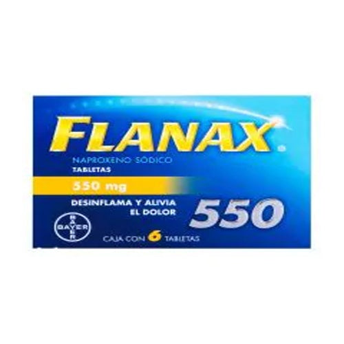 Flanax 550 Mg Tabletas Con 6