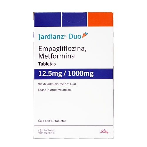 Jardianz Duo 12.5 1000 Miligramos Con 60 Tabletas