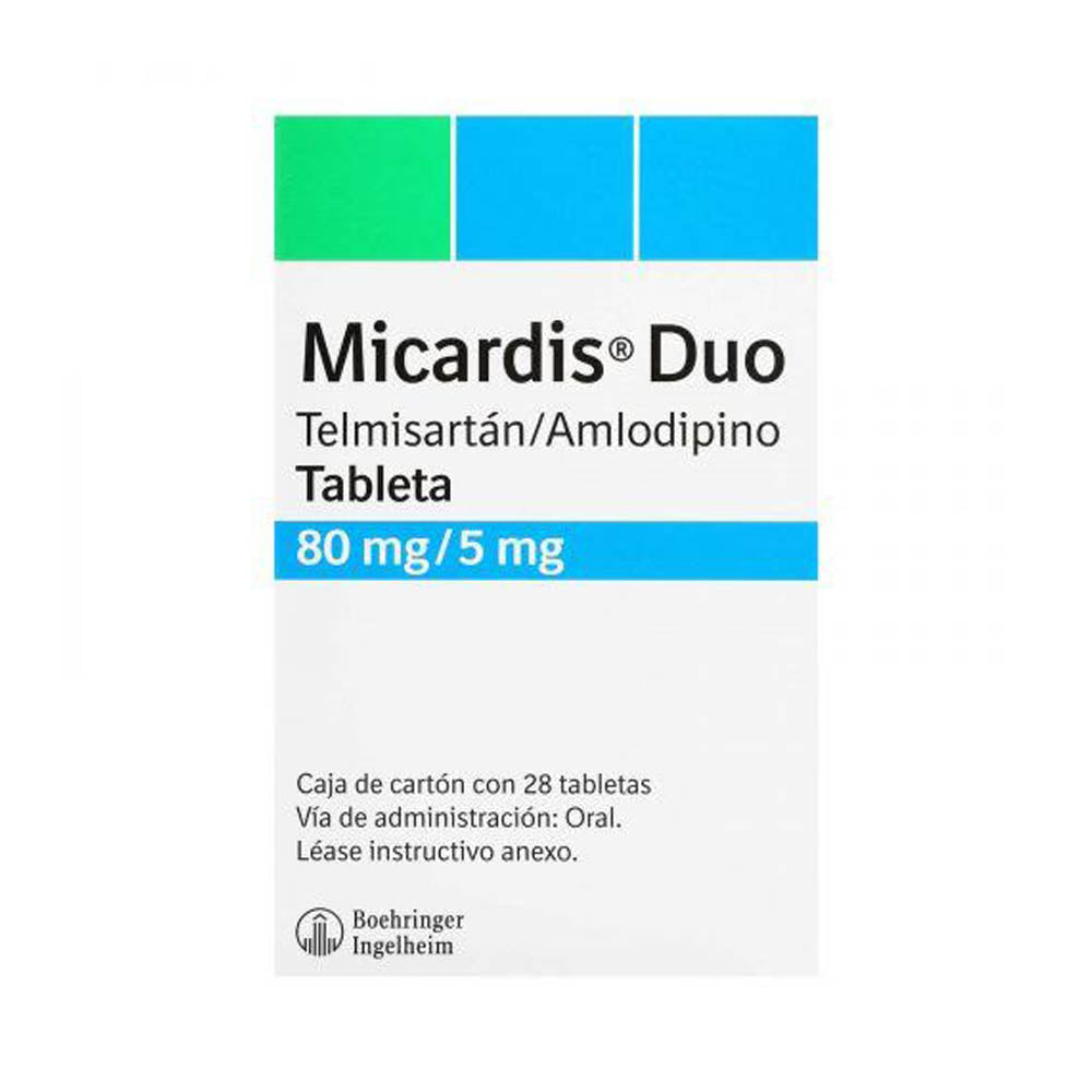 MICARDIS 80/5 MG TABLETAS 28 DUO