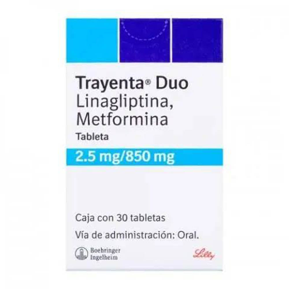 Trayenta Duo 2.5/850 Miligramos Tabletas 30