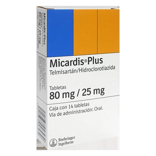 MICARDIS PLUS 80 / 25 MG TABLETAS 14