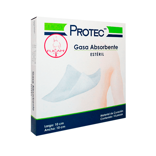 Gasa Esteril Protec Sobres 10 X 10 Con 10