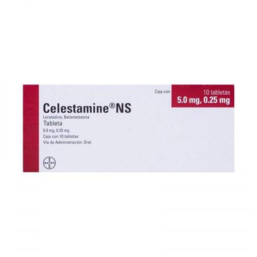 Celestamine-Ns 5/0.25 Mg Con 10 Tabletas