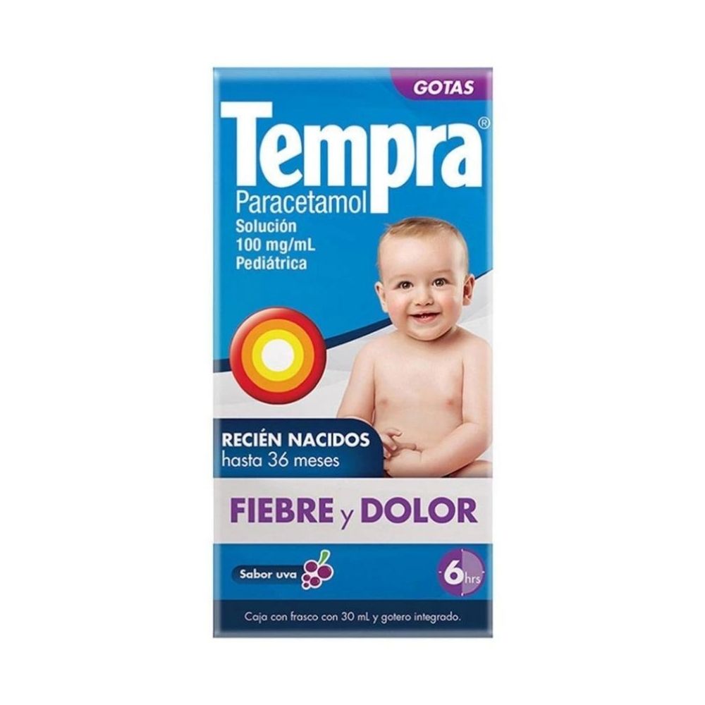 TEMPRA PEDIATRICO 100 MG GOTAS 30 ML