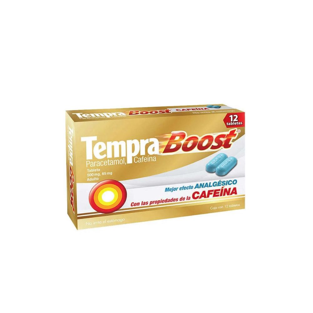 TEMPRA BOOST 500 MG 65 MG TABLETAS 12