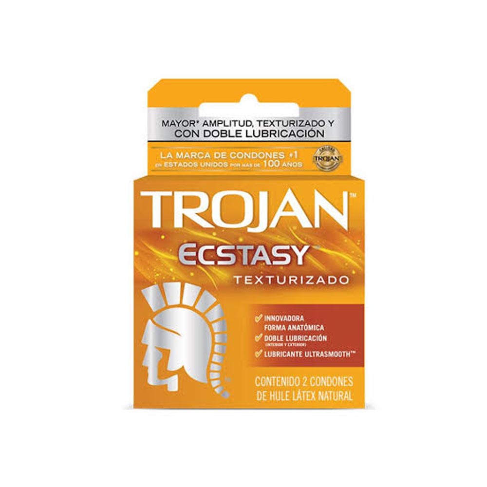 Preservativo Trojan Ecstasy Text C/2