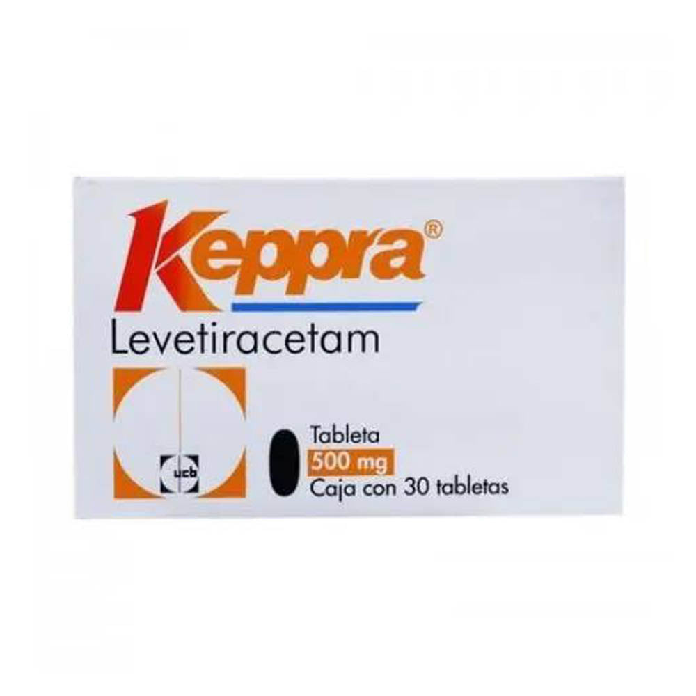 Keppra 500 Mg Con 30 Tabletas