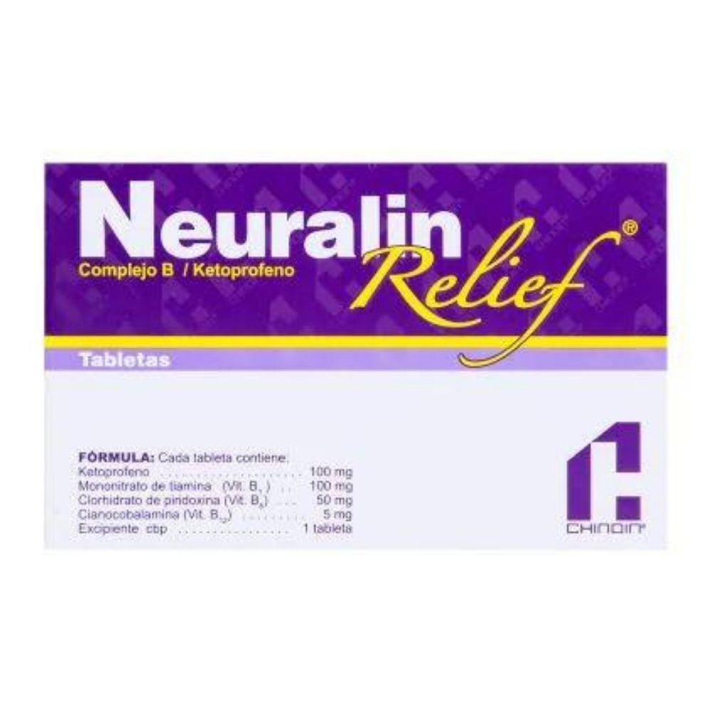 Neuralin Relief Tabletas Con 20