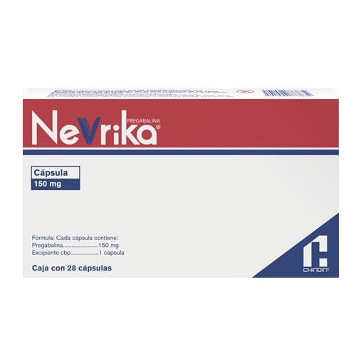 Nevrika 150 Mg Con 28 Capsulas