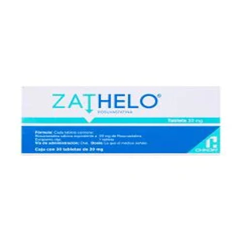 Zathelo 20 Mg Con 30 Tabletas