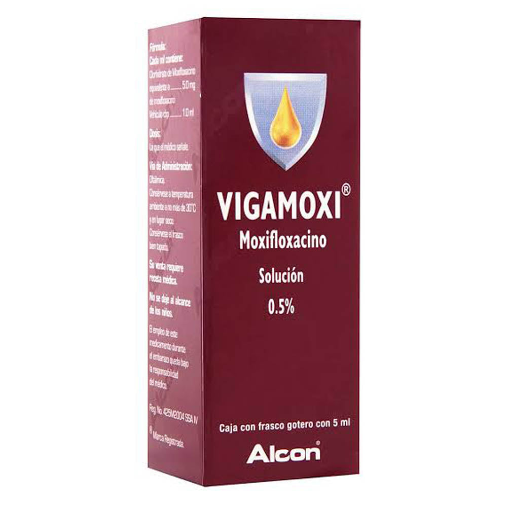 Vigamoxi 0.5 % Solucion Oftalmica 5 Ml