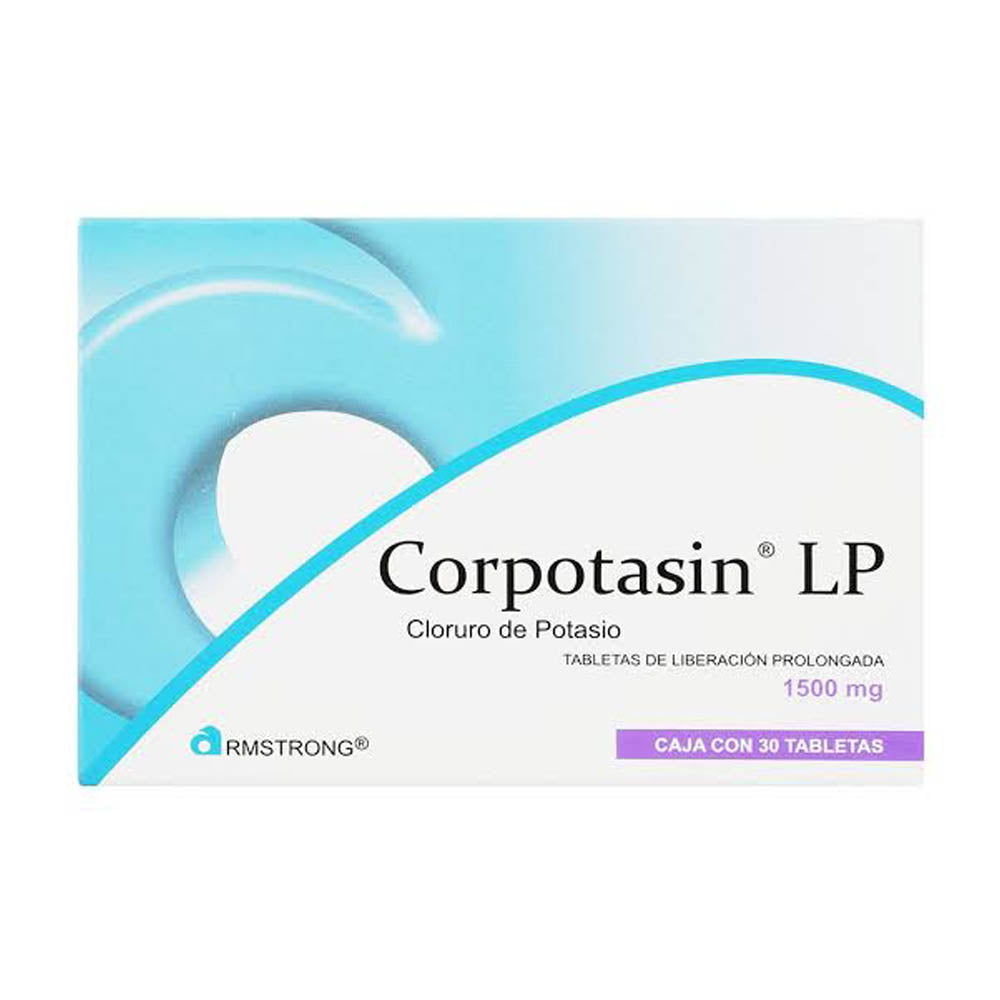 Corpotasin-Lp 1500 Mg Tabletas Con 30 Sales De Potasio