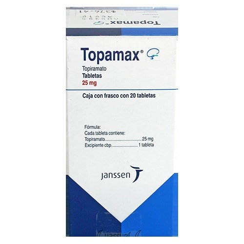 TOPAMAX 25 MG TABLETAS 20