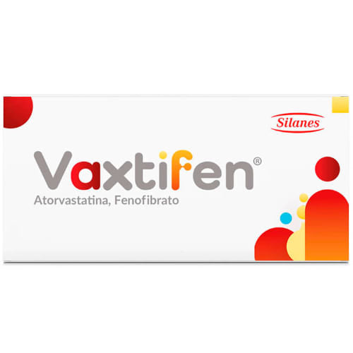 Vaxtifen (Atorvastatina, Fenofibrato) 20/160 Mg C/30 Tabletas