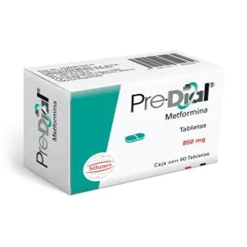 PREDIAL 850 MG TABLETAS 60