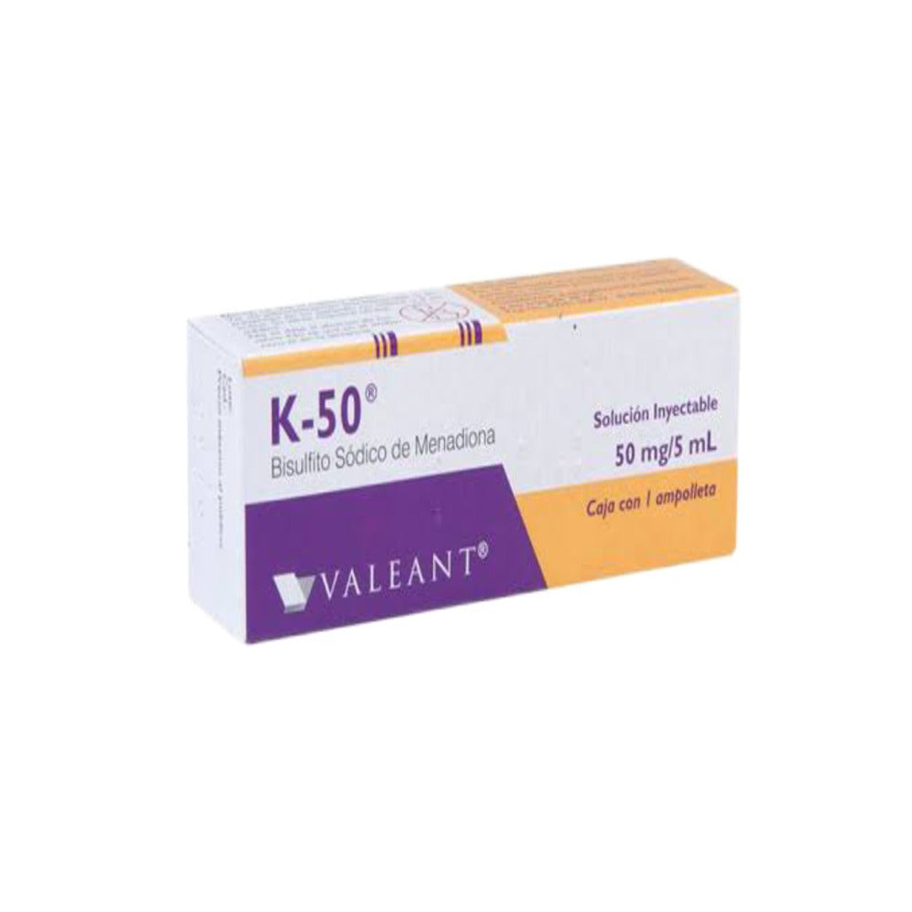 K-50 50 Mg Ampolletas 1X5 Ml