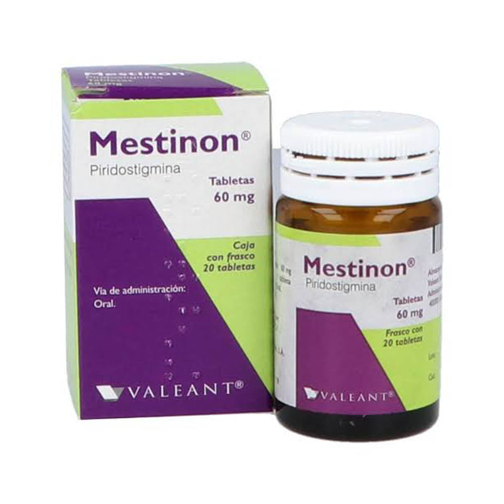 Mestinon 60 Mg Con 20 Comprimidos