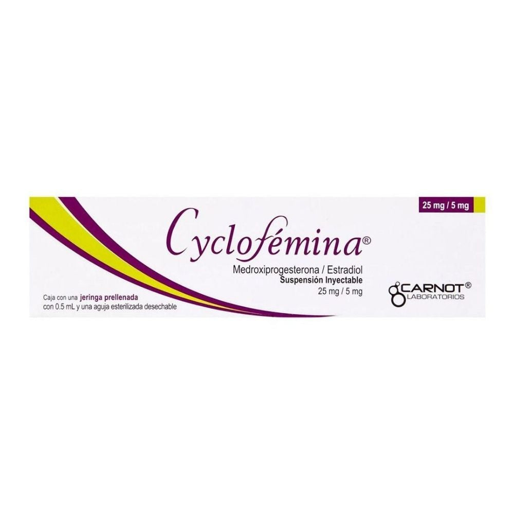 Cyclofemina 25/5Mg Jeringa Prellenada 5 Ml 