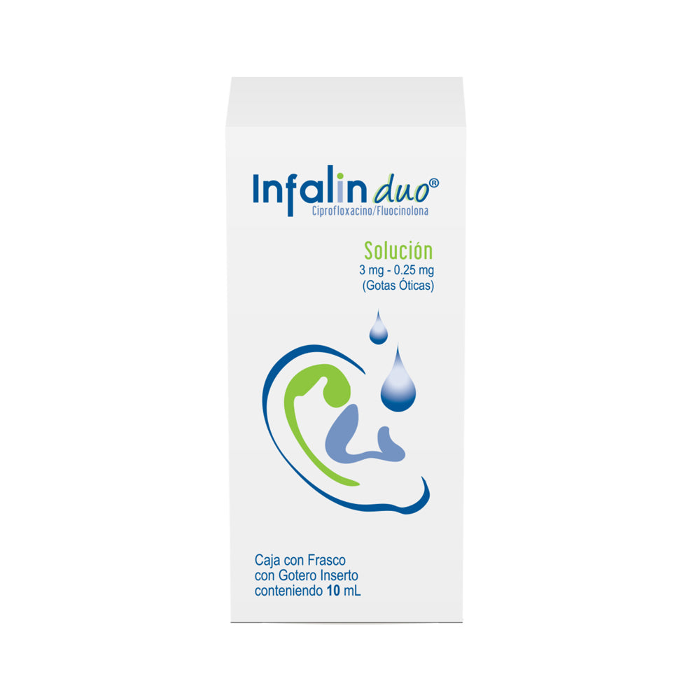 INFALIN DUO 3/0.25 MG GOTAS OTICA 10 ML