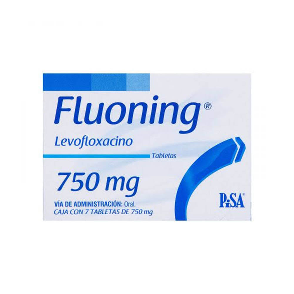 FLUONING 750 MG TABLETAS 7