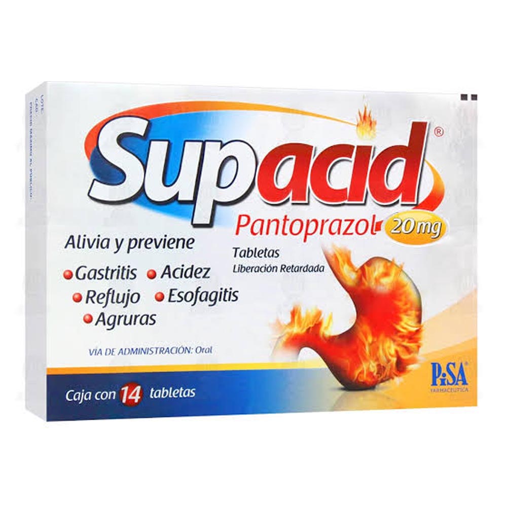 Supacid 20 Mg Con 14 Tabletas