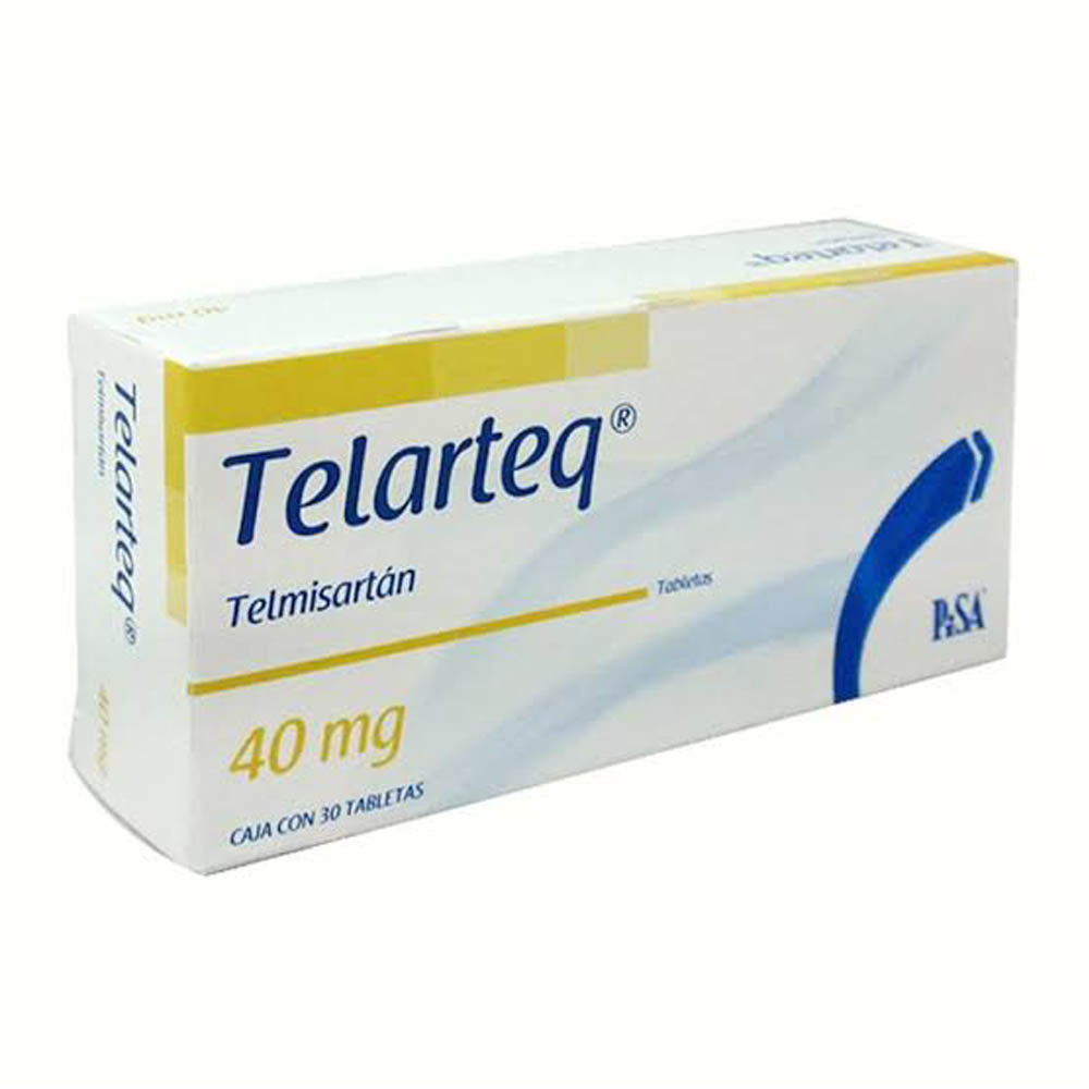 Telarteq 40 Mg Con 30 Tabletas