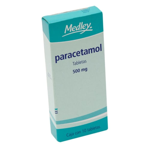 Paracetamol 500 Mg Tabletas 10 Generico