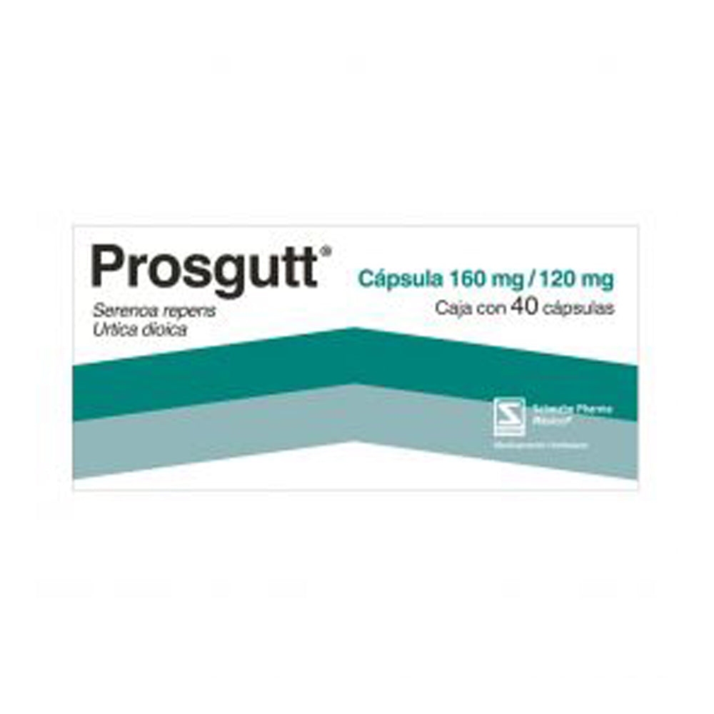 PROSGUTT 160/120 MG CAPSULAS 40