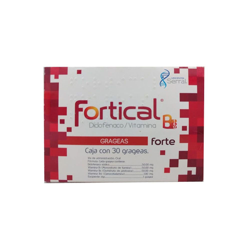 FORTICAL FORTE (DICLOFENACO/VITAMINA B) GRAG CON 30