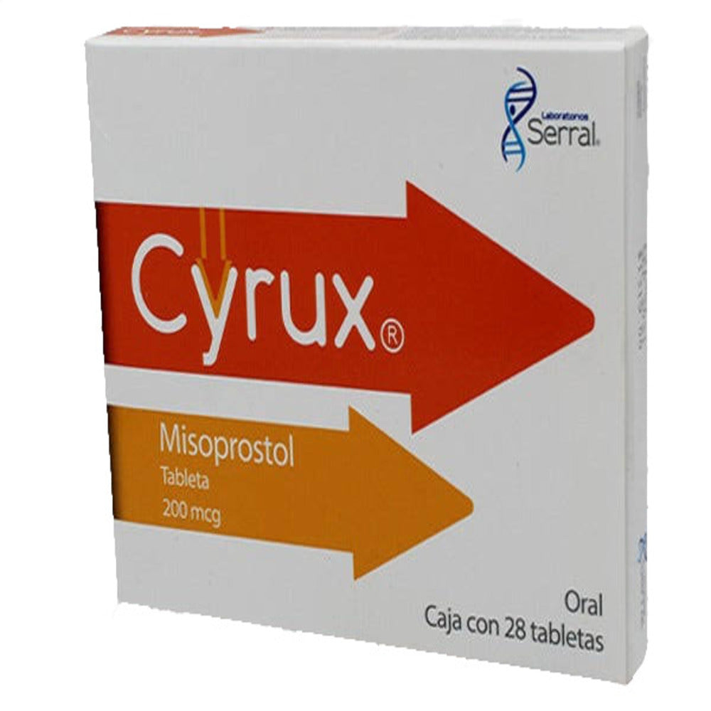 Cyrux (Misoprostol) 200 Mg Con 28 Tabletas