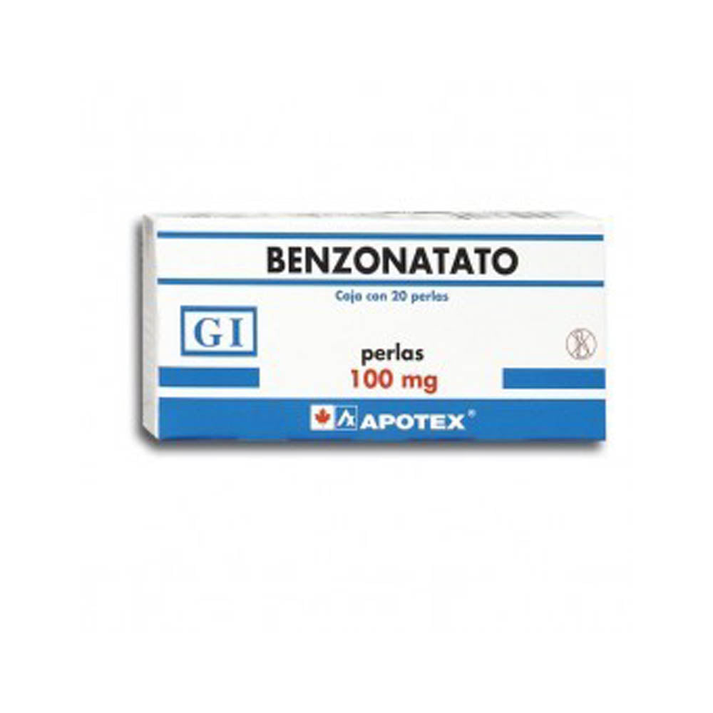 Benzonatato 100 Mg Con 20 Perlas Apotex