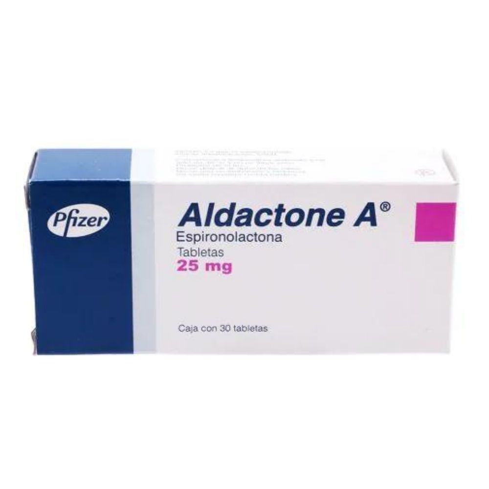 Aldactone-A 25 Mg Con 30 Tabletas