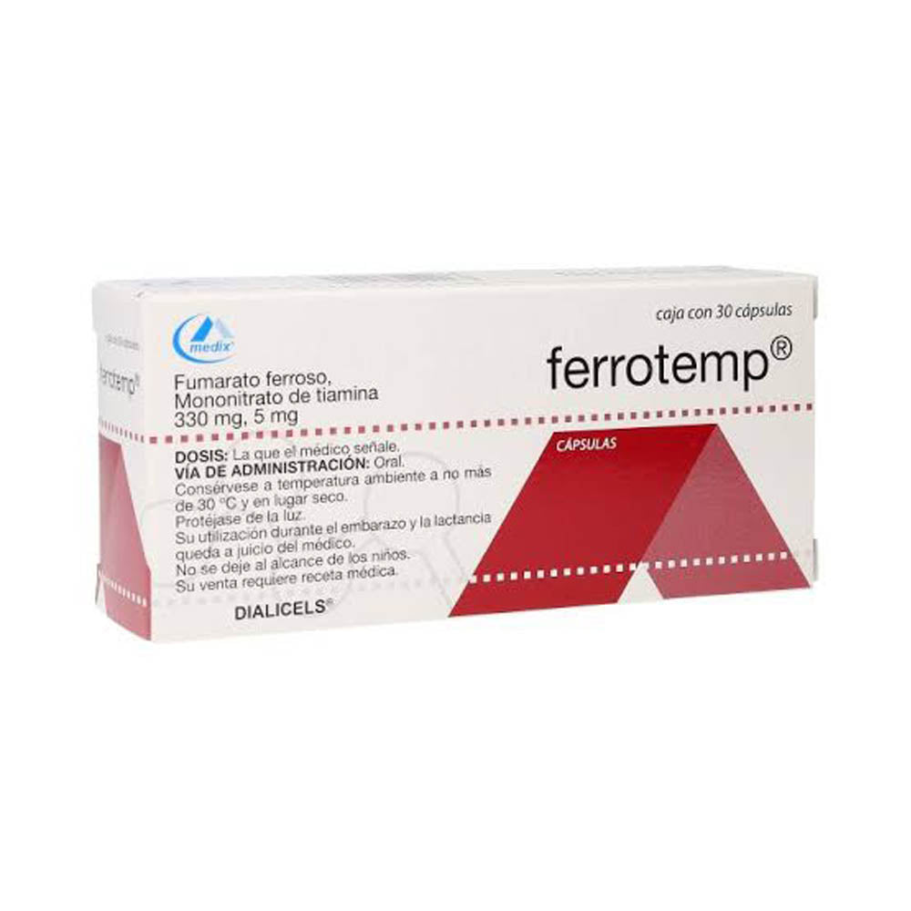 Ferrotemp 330/5 Mg Capsulas  30