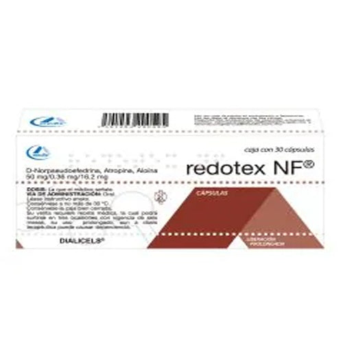 REDOTEX-NF 50/36/16.2 MG CAPSULAS 30