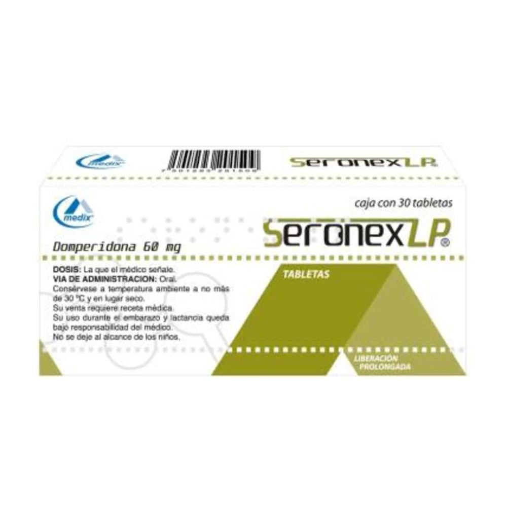 SERONEX LP 60 MG LIB PROL TABLETAS 30