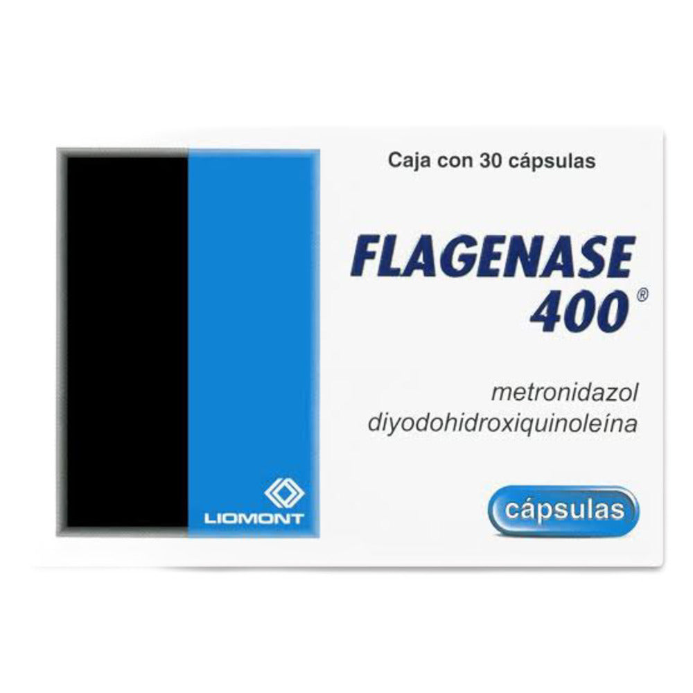 Flagenase 400 Mg Capsulas Con 30