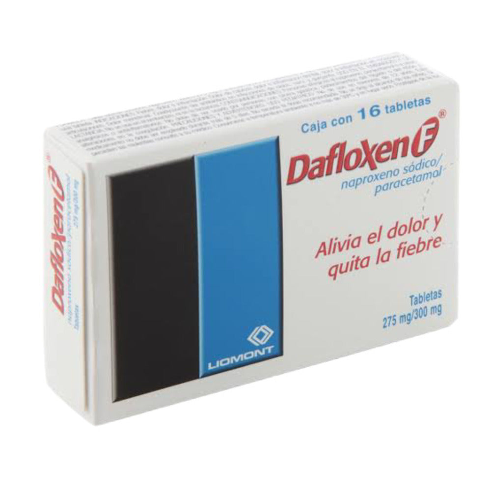 DAFLOXEN-F 275/300 MG TABLETAS 16