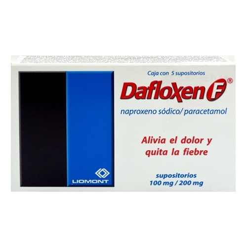 DAFLOXEN-F 100/200 MG SUPS 5