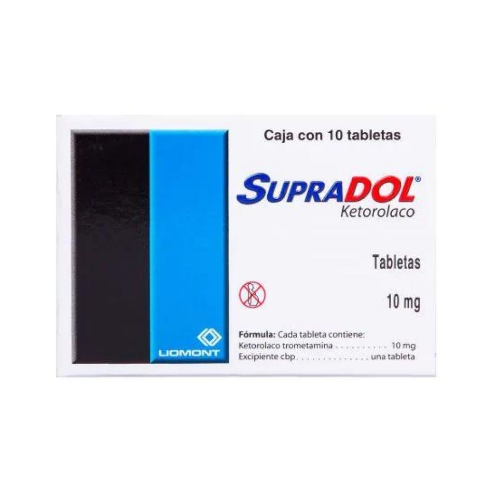 Supradol 10 Mg Tabletas Con 10