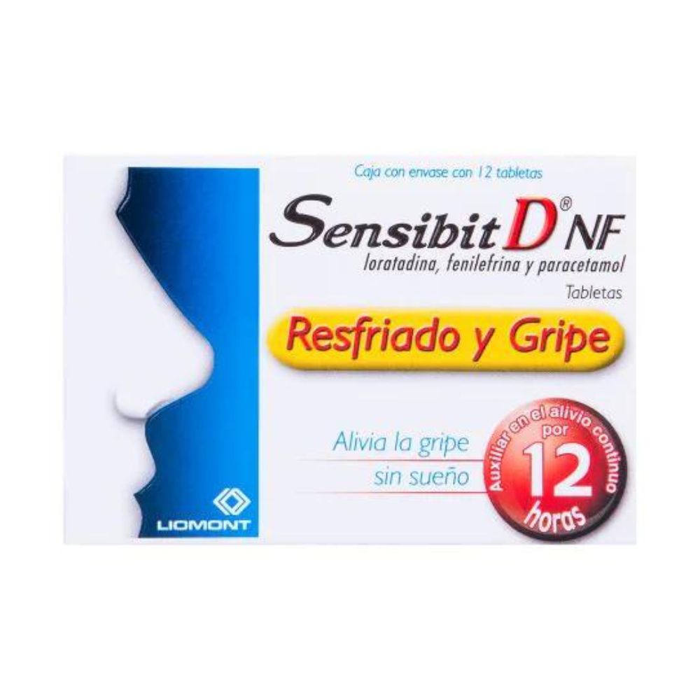 Sensibit-D-Nf 2.5/5/500 Con 12 Tabletas