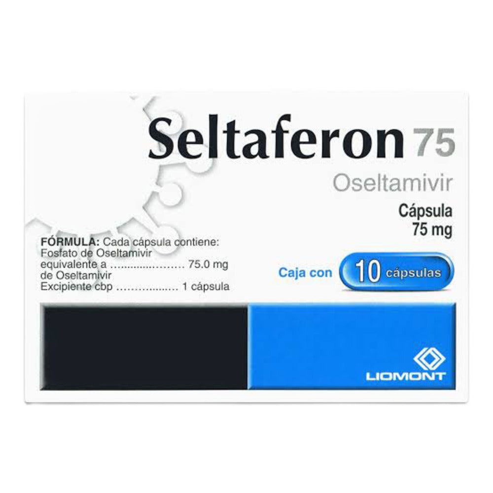 Seltaferon (Oseltamivir) 75 Mg Capsulas Con 10