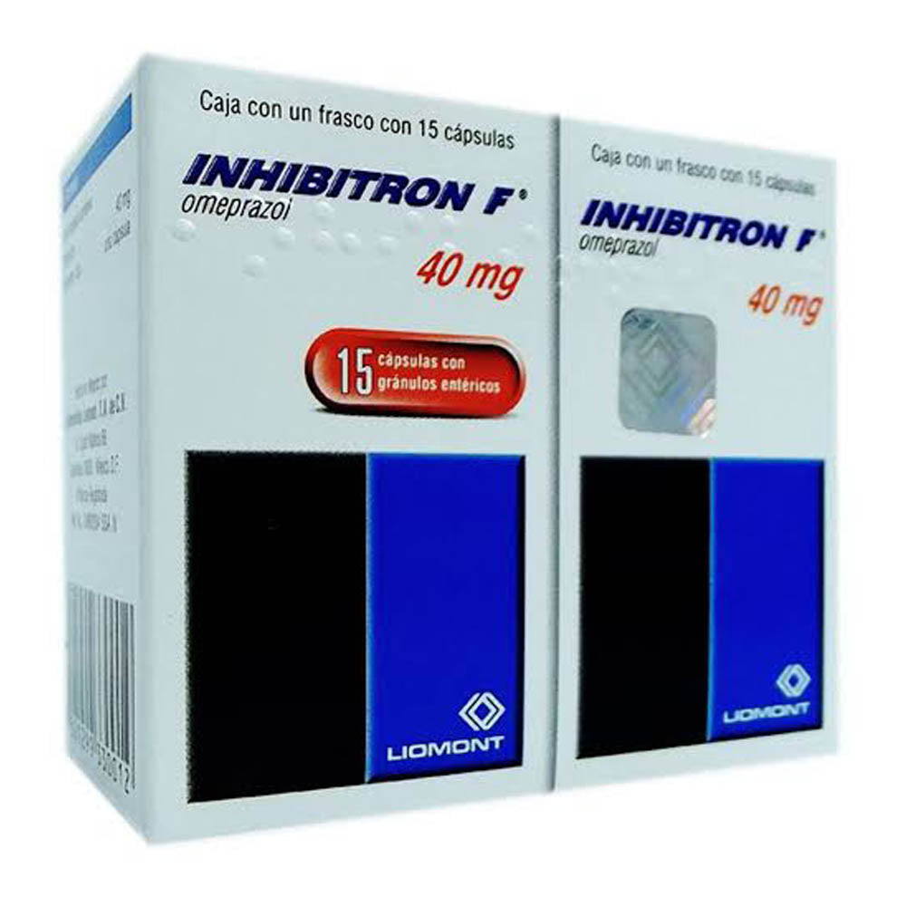 Inhibitron-F 40 Mg C/2 Frascos 15 Capsulas Cada Una