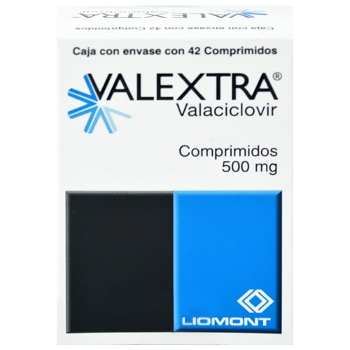 VALEXTRA 500 MG COMP CON 42