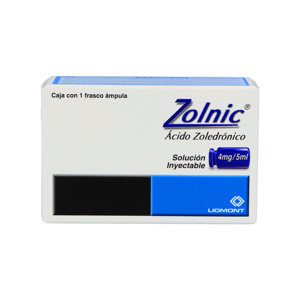 ZOLNIC (ACIDO ZOLEDRONIC) 4 MG/5 ML INYECTABLE