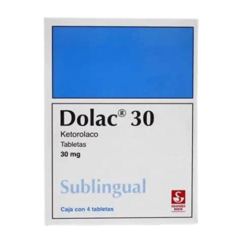 DOLAC 30 MG SUBLINGUAL 4 TAB