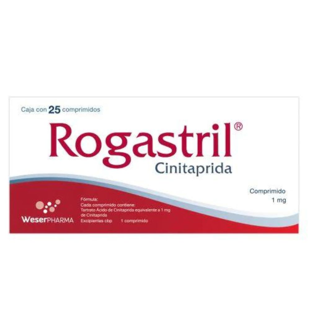 Rogastril 1 Mg Con 25 Comprimidos