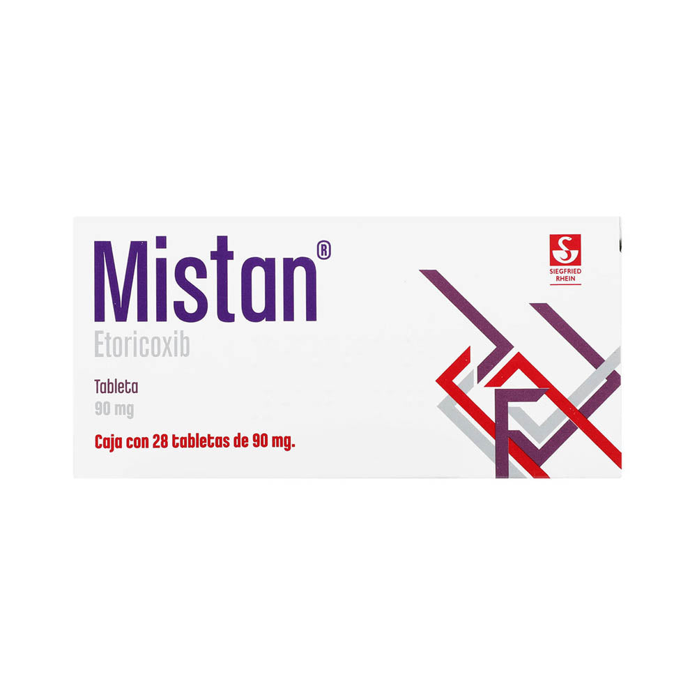 Mistan 90 Mg Con 28 Tabletas
