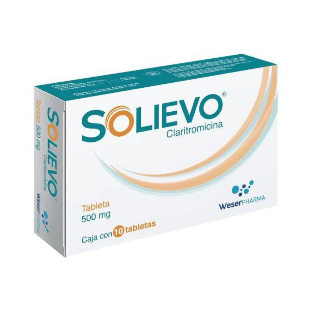 Solievo 500 Mg Con 10 Tabletas