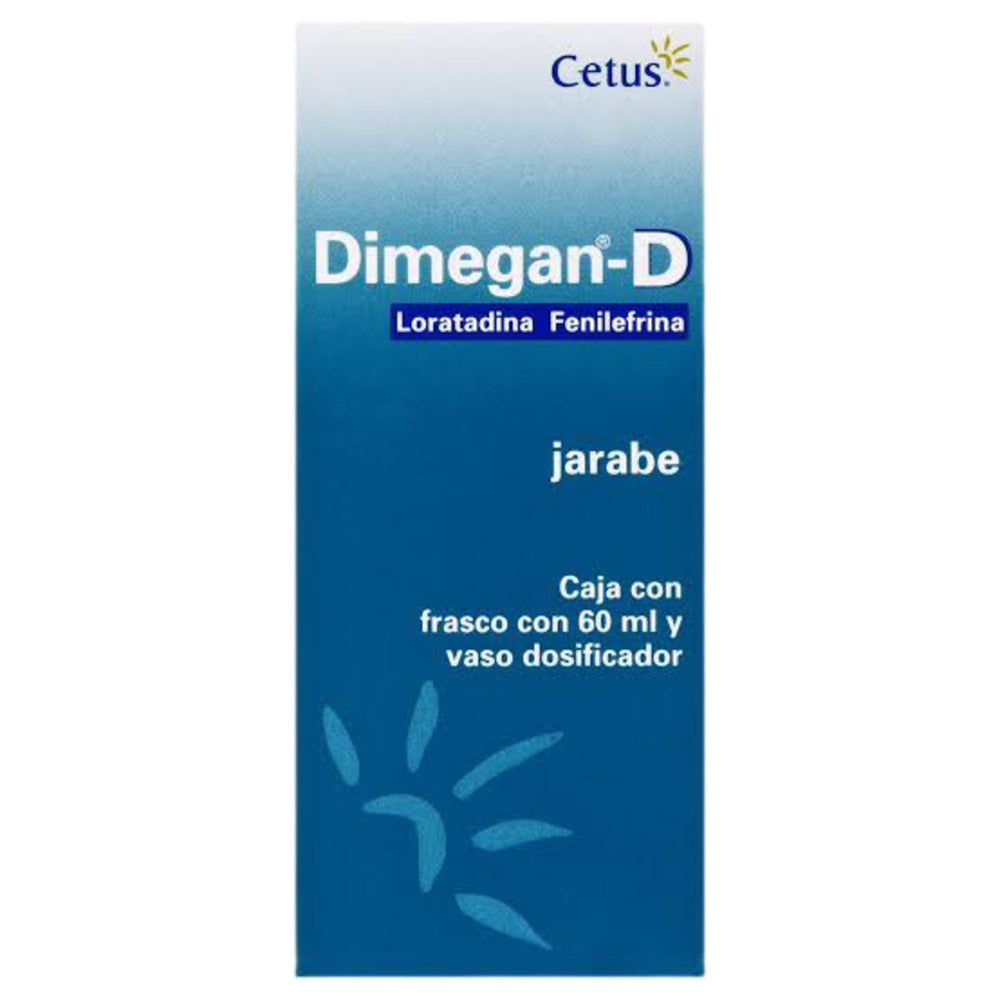 Dimegan-D 1/4 Mg Jarabe 60 Ml Mas Vaso Dosificador